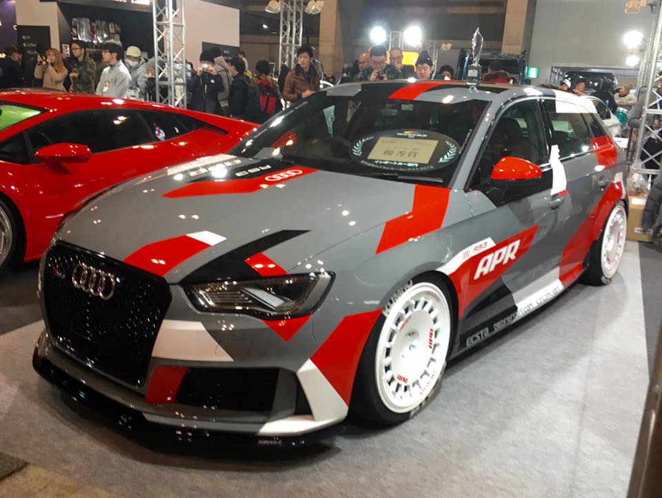 東京オートサロン - 東京国際カスタムカーコンテストインポートカー部門優秀賞「APR TUNED New Audi...