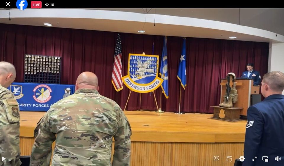 USAF Security Forces Academy Graduation Ceremony