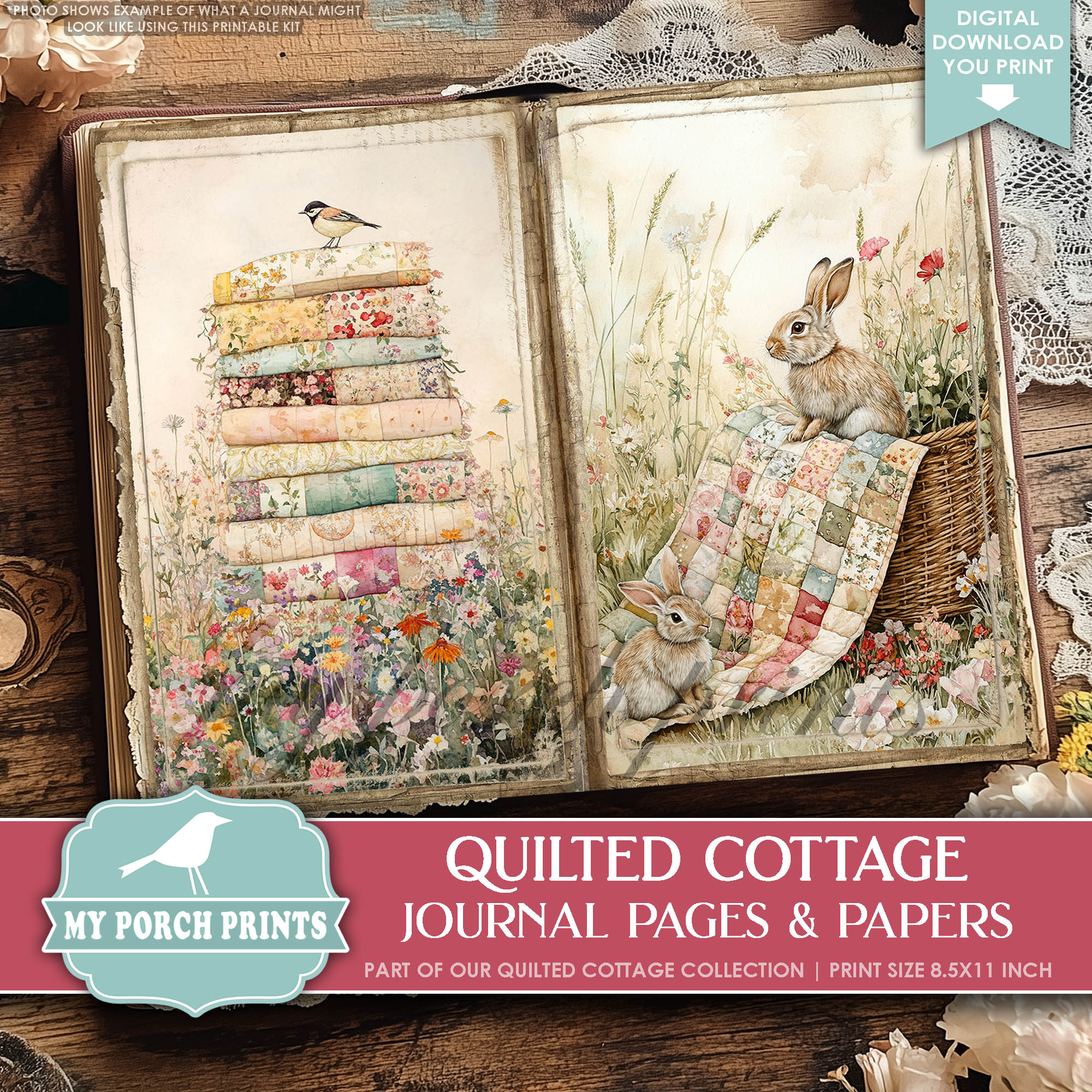Junk Journal Ideas: My Porch Prints