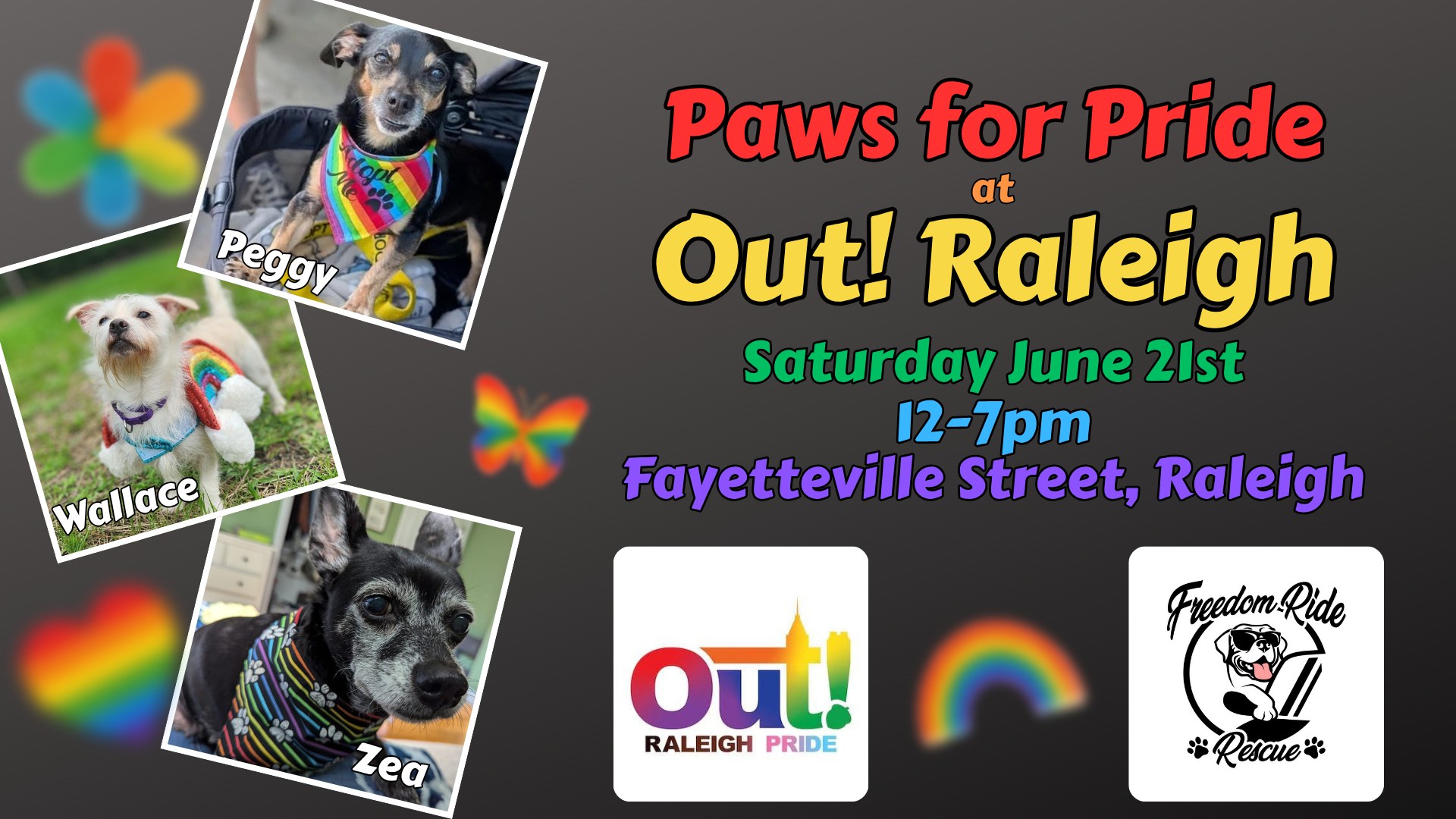 Paws for Pride OUT! Raleigh