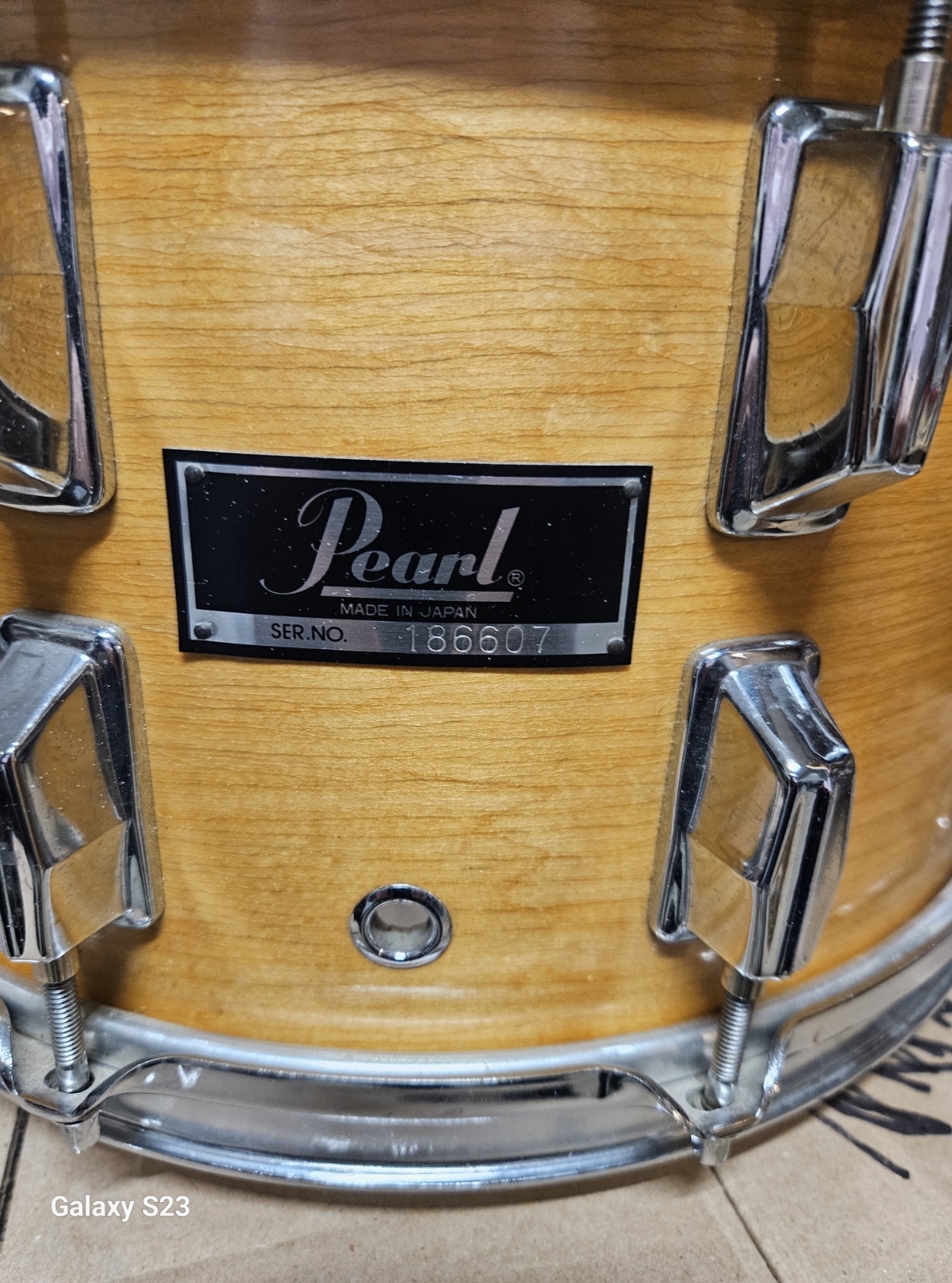 Mid-1980's Pearl ET814X Snare Drum for Sale