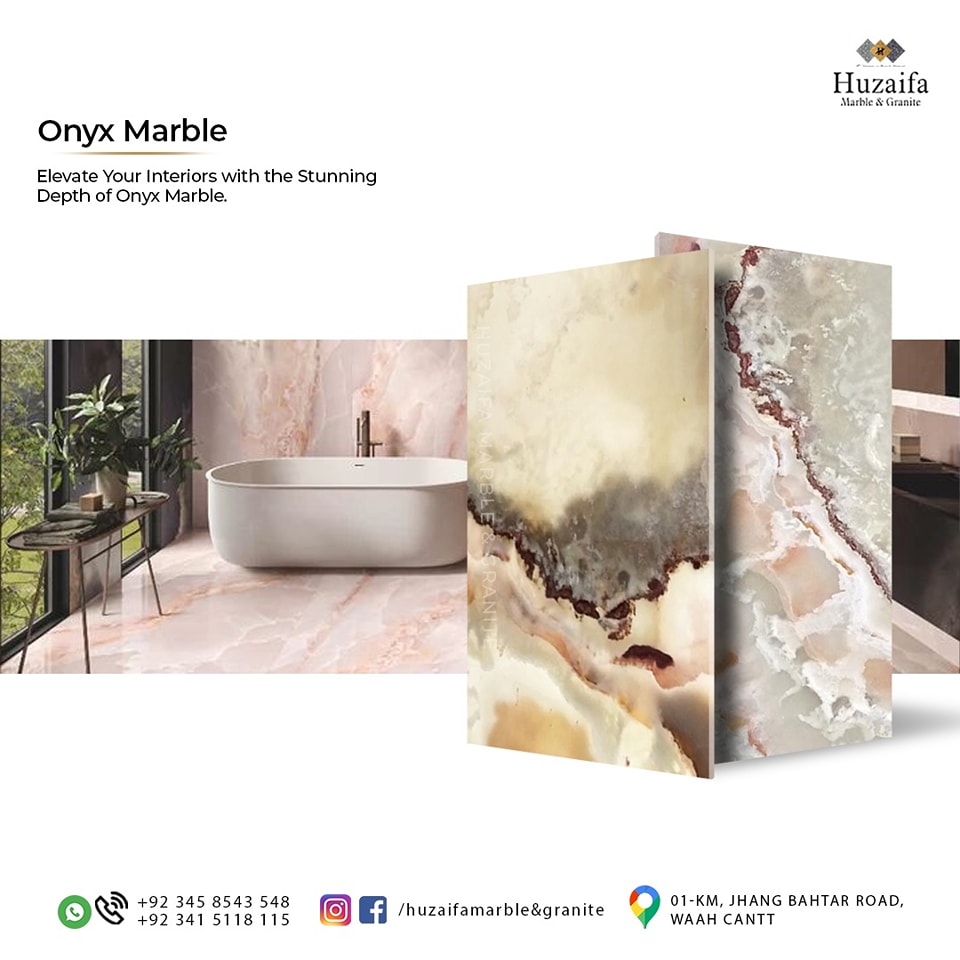 Huzaifa - Transform your space with the timeless beauty of Onyx Marble ...