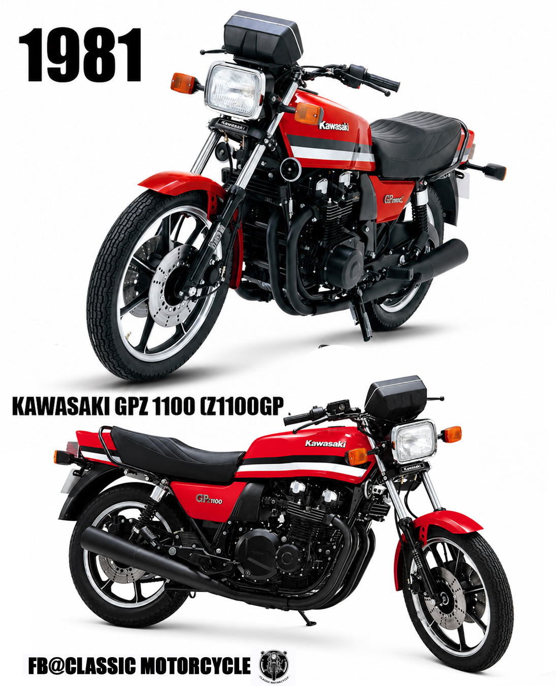 1981 KAWASAKI Z1100GP (KZ1100GP in N. America)