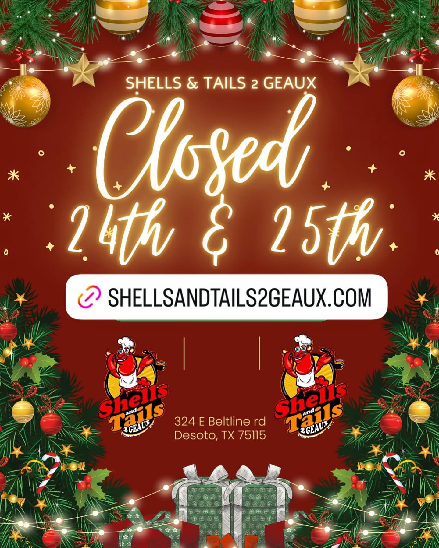 Shells and Tails 2 Geaux | DeSoto TX