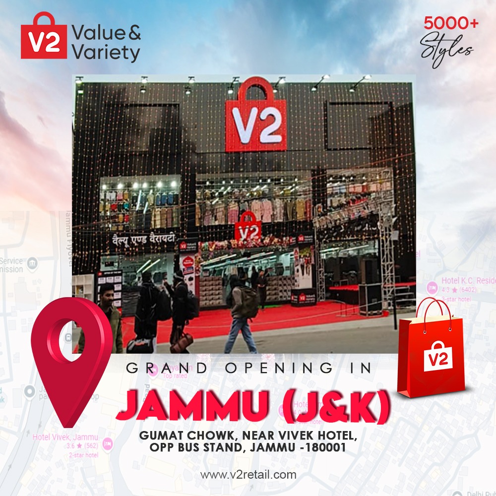 V2 - We're thrilled to announce that our brand new store in Jammu, J&K ...