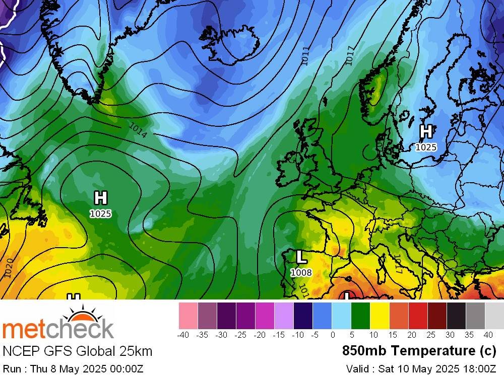 Metcheck - WARMTH AND THUNDERSTORMS: A switch in the winds to a more ...