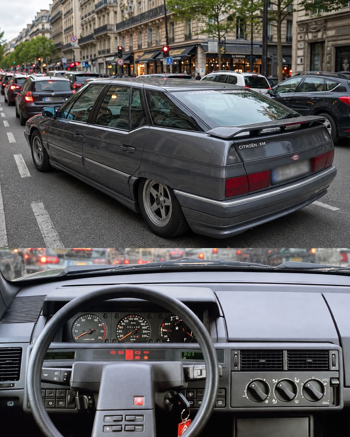 The XM was Citroen's answer to the executive class, and it looked