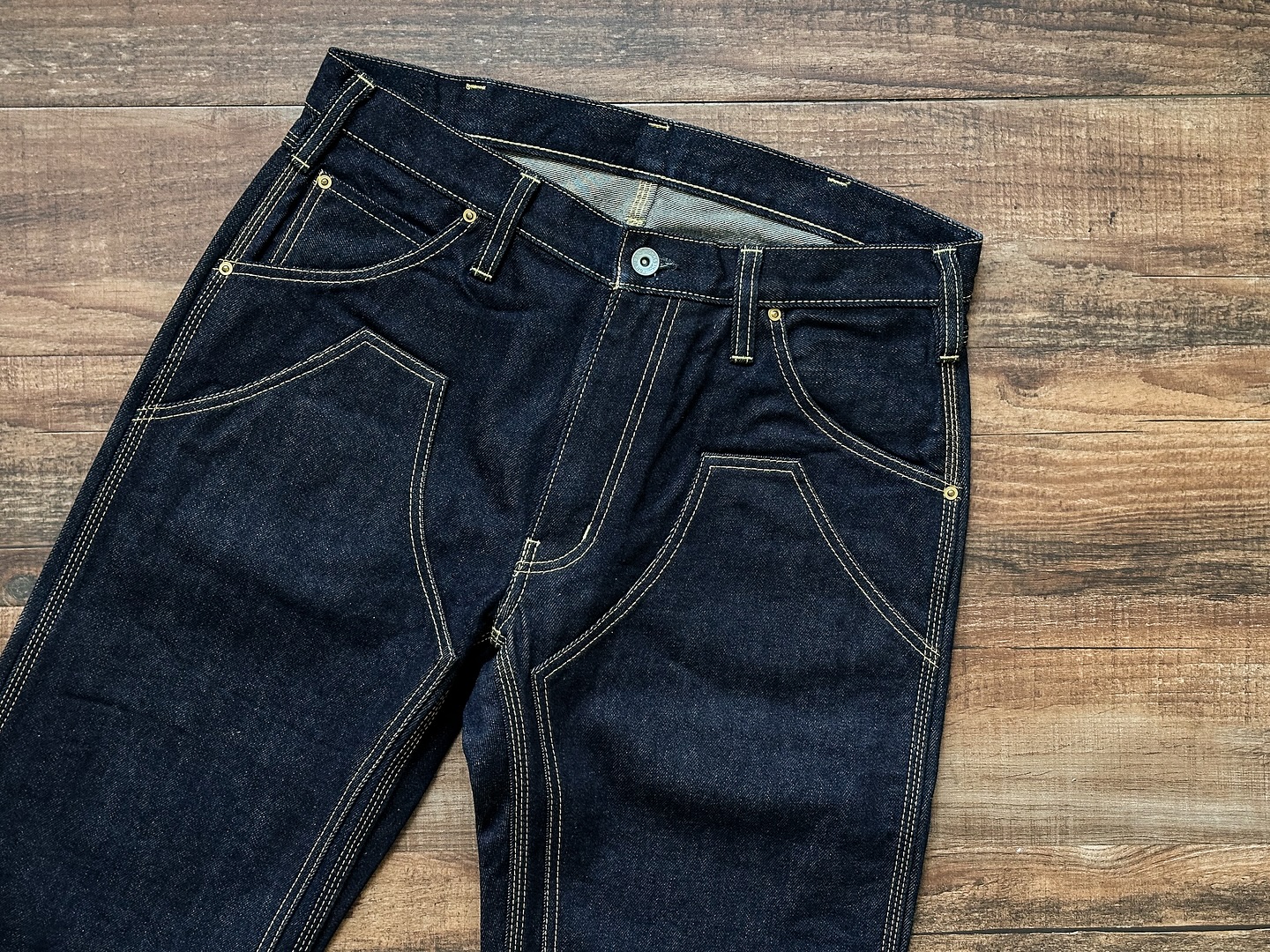 Iron Heart 14oz double knee work pants 14oz light weight version 