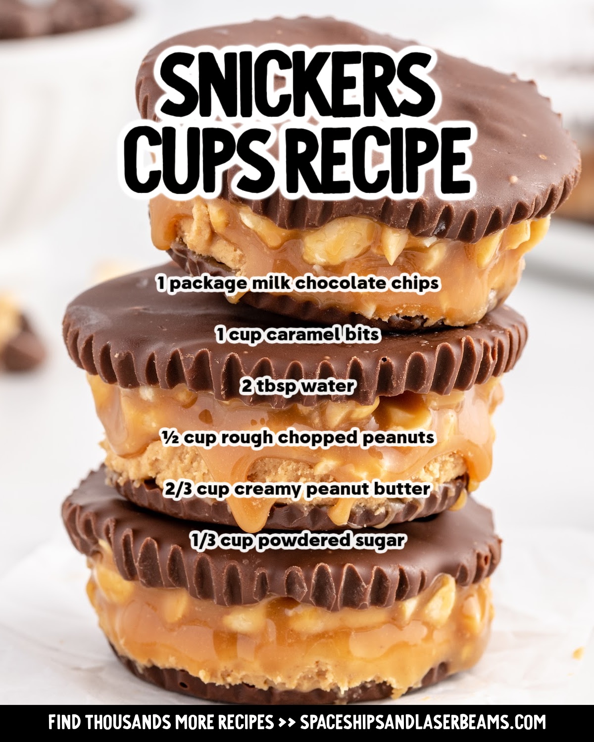 Princess - Snickers Cups!!! RECIPE: https://buff.ly/3OmYfMA These ...