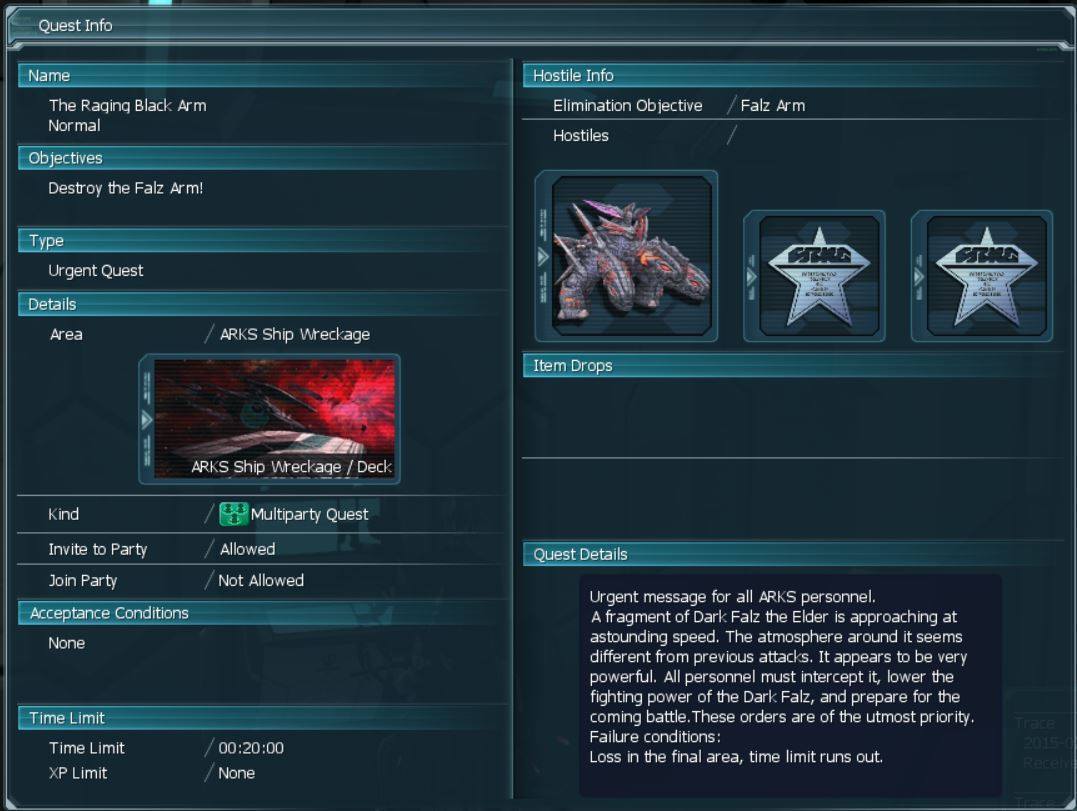 Phantasy Star Online 2 Malaysia - Scheduled Urgent Quest