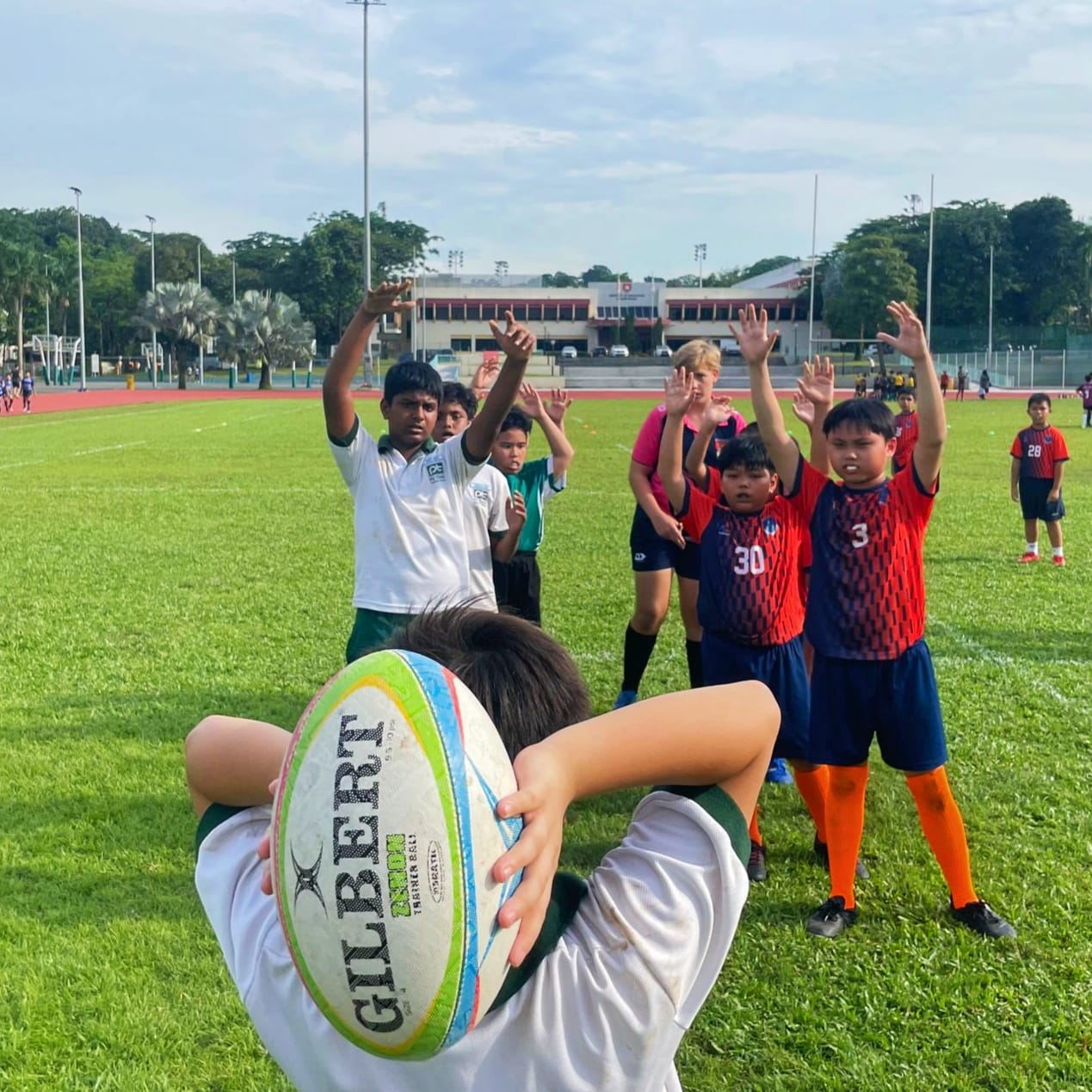 Singapore Rugby - The U11s Rugby Ready Carnival held at...