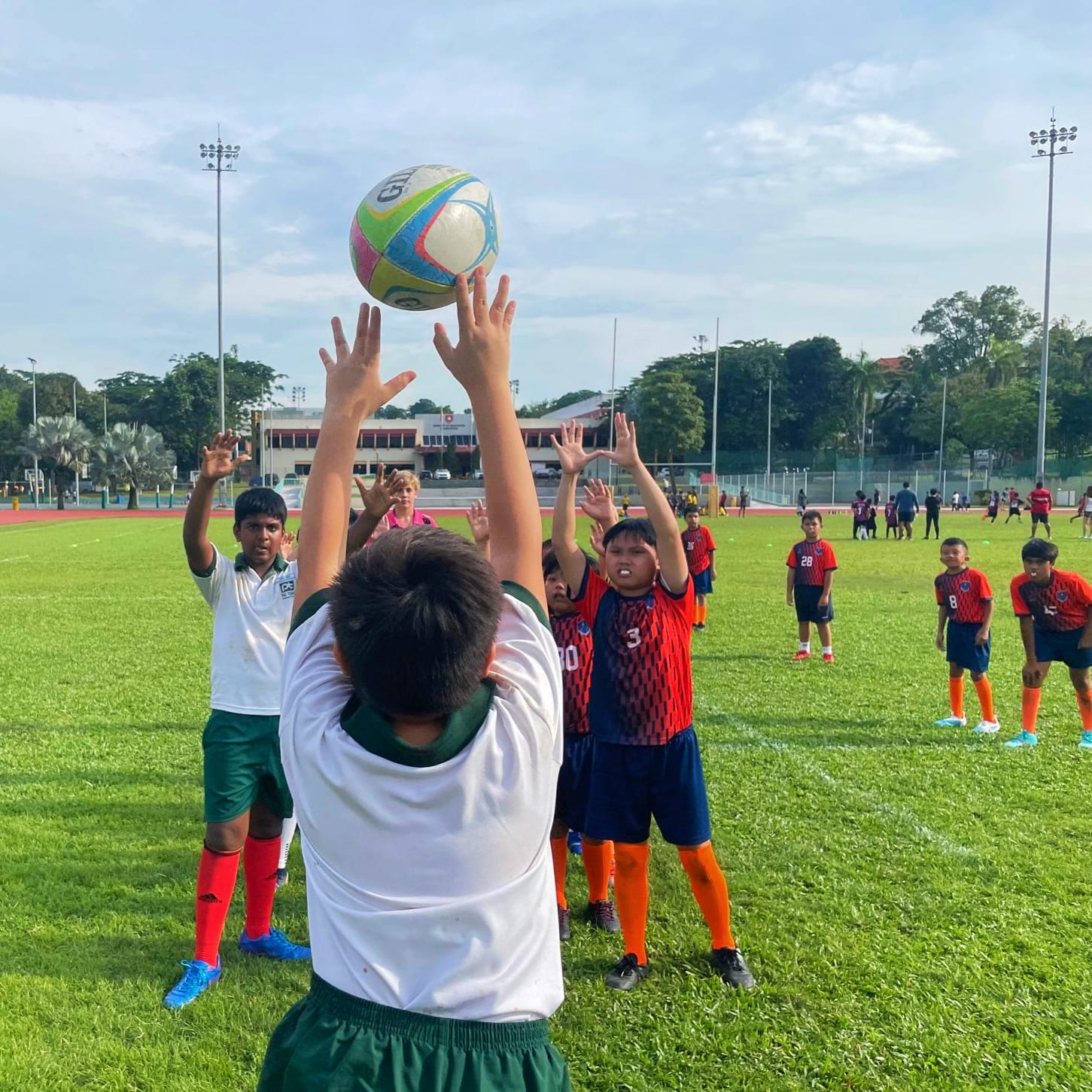 Singapore Rugby - The U11s Rugby Ready Carnival held at...