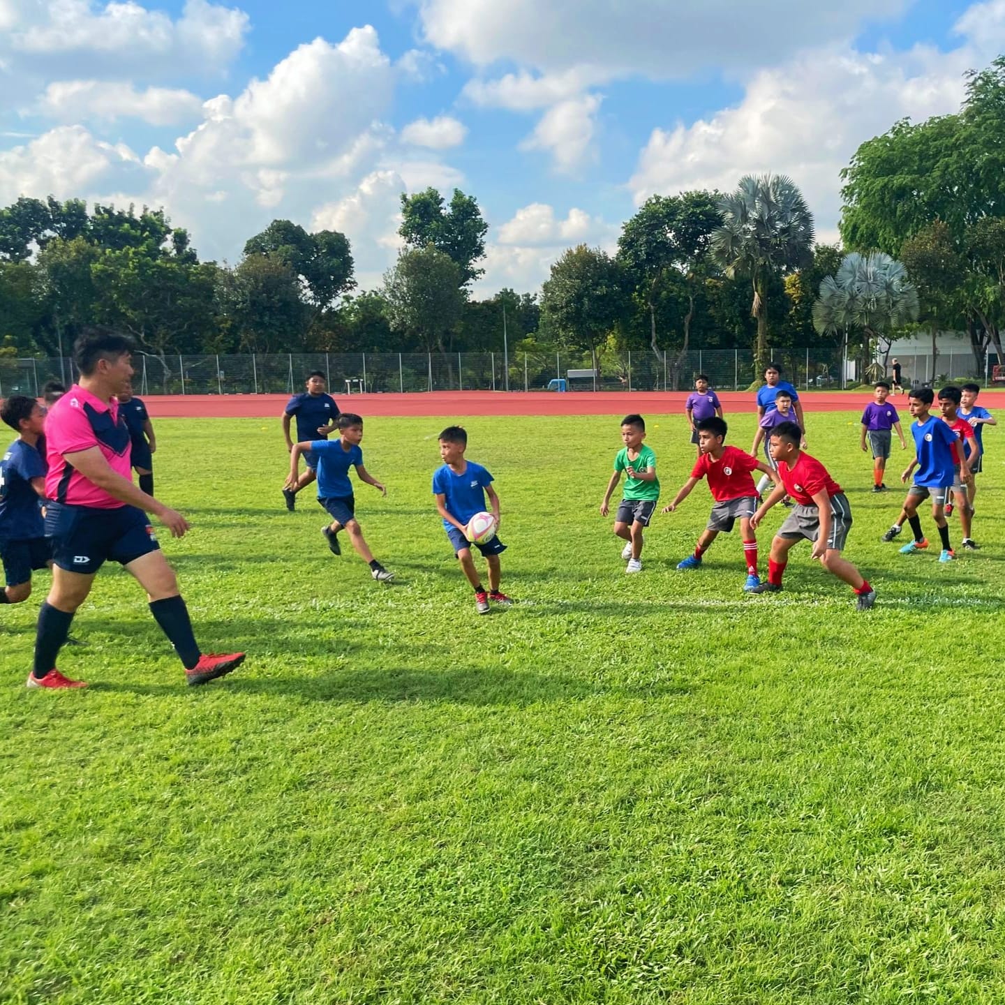 Singapore Rugby - The U11s Rugby Ready Carnival held at...