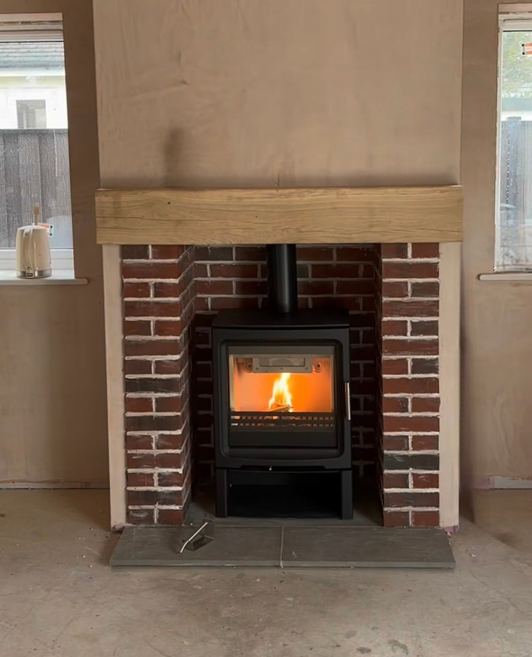 The Fireplace - 🔥 Recently installed Purevision slimline stove with log ...