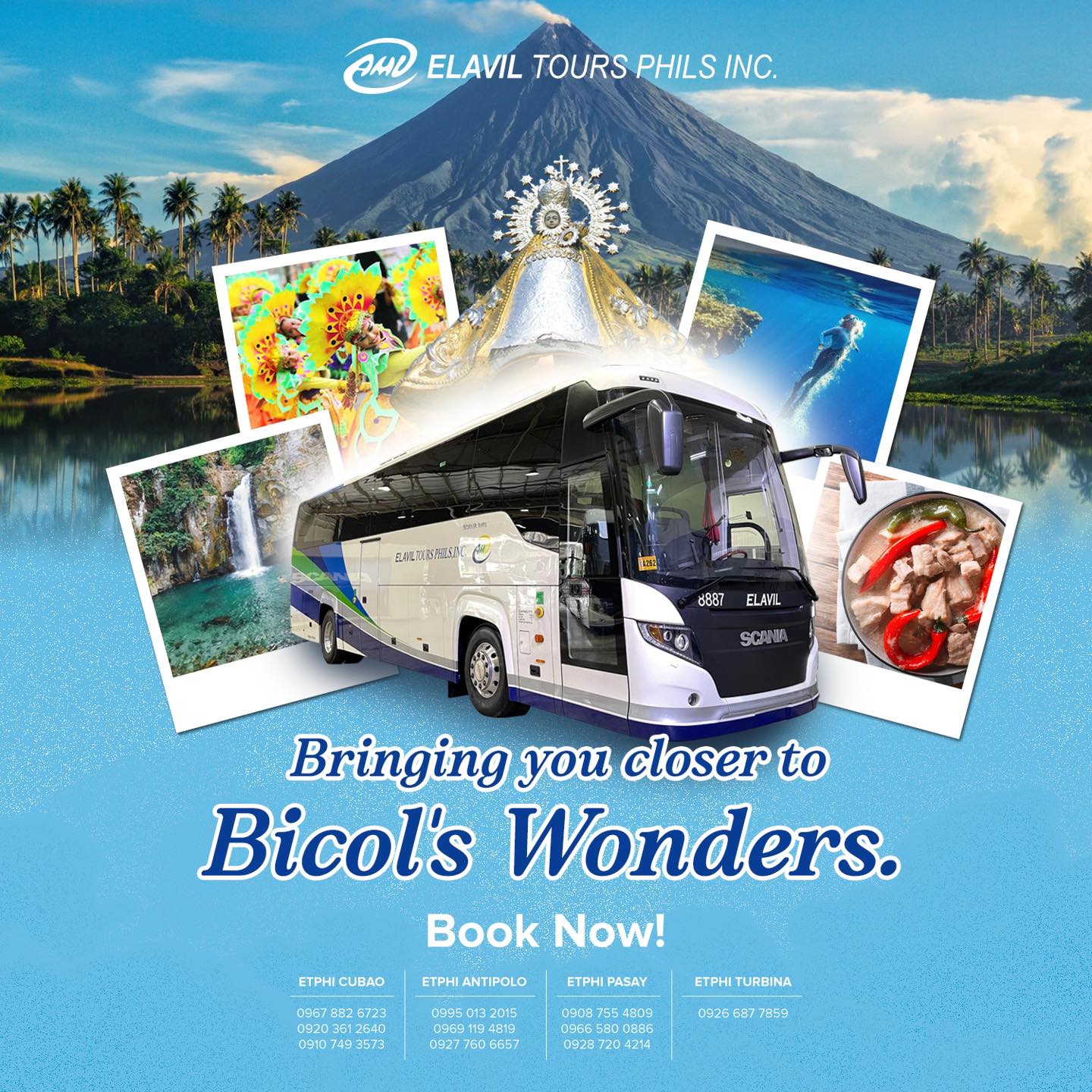 Elavil - Bicol’s wonders are waiting, and your seat is ready! 🚍 Ride ...