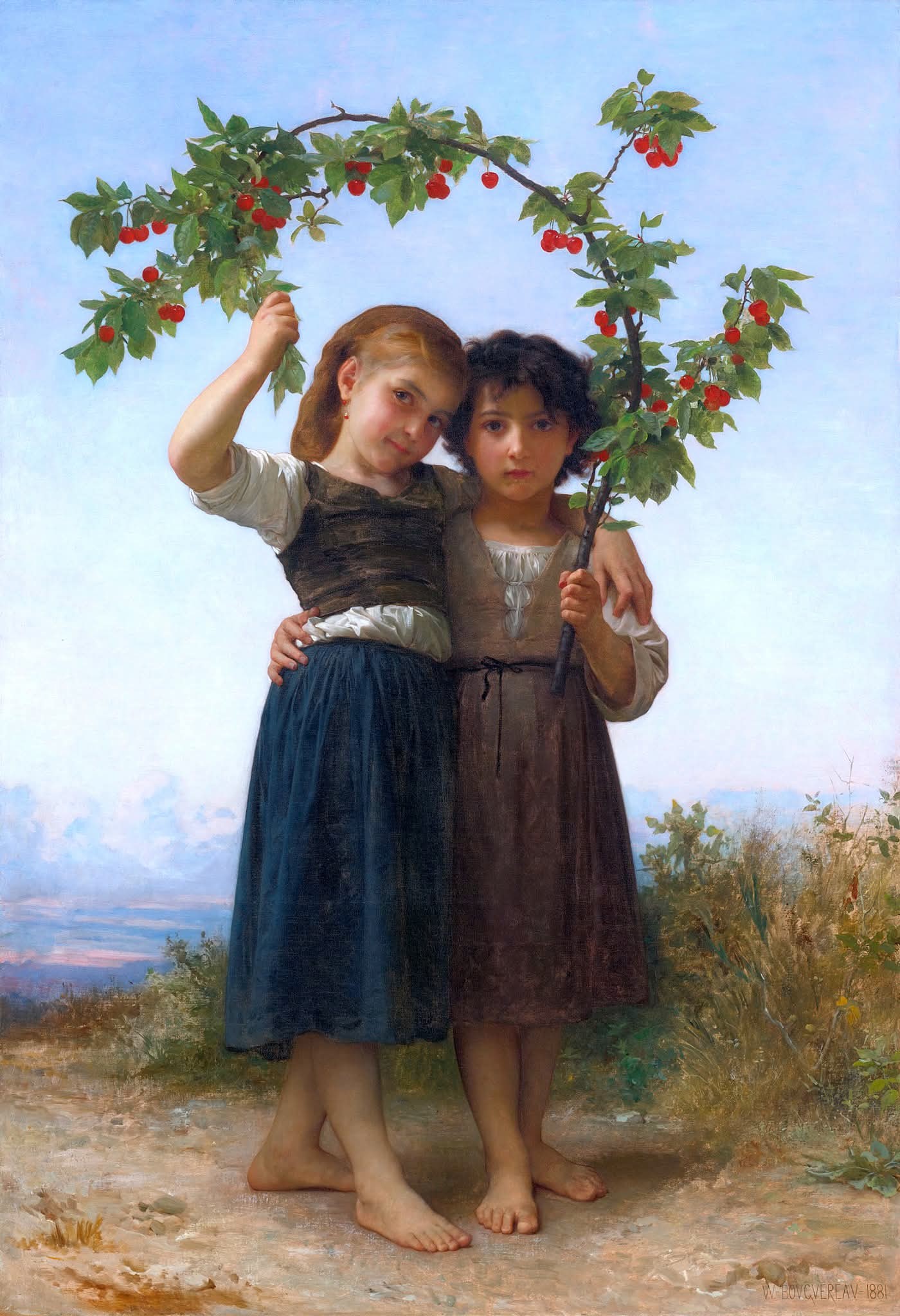 Cherry Ripe 1879 by John Everett Millais The painting depicts a