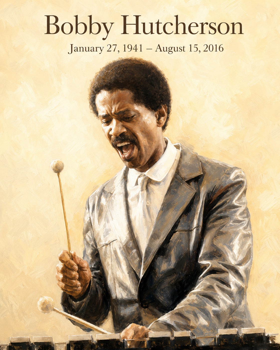 50 years ago today on August 12, 1975 Bobby Hutcherson was in the