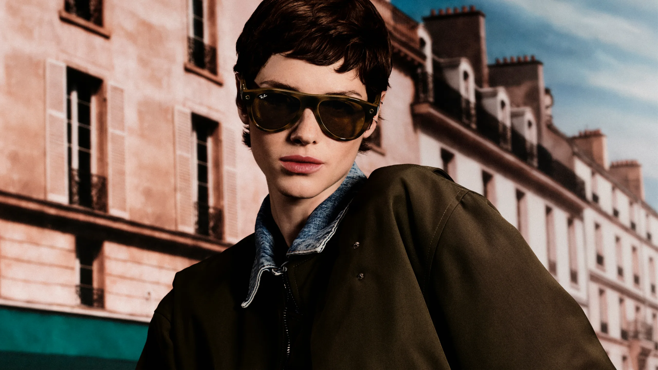 Person wearing Ray-Ban Meta Gen 3 AI glasses
